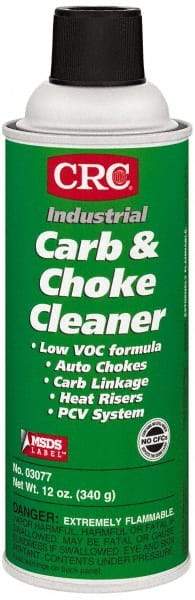 CRC - Acetone Carburetor & Parts Cleaner - 12 oz Aerosol Can - First Tool & Supply