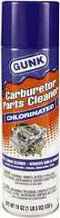 Gunk - Chlorinated Carburetor & Parts Cleaner - 22 oz Aerosol Can - First Tool & Supply