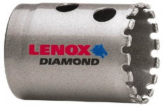 Lenox - 1-1/2" Diam, 1-5/8" Cutting Depth, Hole Saw - Diamond Grit Saw, Continuous Edge - First Tool & Supply