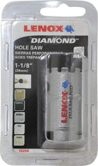 Lenox - 1-1/8" Diam, 1-5/8" Cutting Depth, Hole Saw - Diamond Grit Saw, Continuous Edge - First Tool & Supply