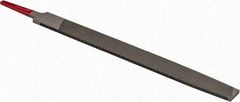 Simonds File - 8" Long, Second Cut, Mill American-Pattern File - Single Cut, Tang - First Tool & Supply