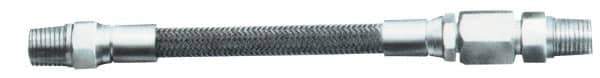 Made in USA - 1/2" ID x 0.79" OD x 12' OAL, Nitrogen Hose - -450 to 1500°F, 4.88" Bend Radius, 1/2" Fitting - First Tool & Supply