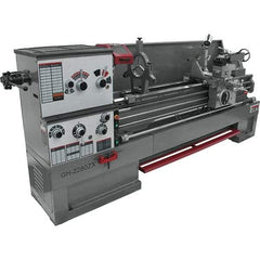 Jet - 22" Swing, 80" Between Centers, 230/460 Volt, Triple Phase Engine Lathe - 7MT Taper, 10 hp, 25 to 1,800 RPM, 3-1/8" Bore Diam, 40" Deep x 48-7/8" High x 136-1/8" Long - First Tool & Supply