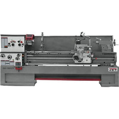 Jet - 18" Swing, 80" Between Centers, 230/460 Volt, Triple Phase Engine Lathe - 7MT Taper, 7-1/2 hp, 25 to 1,800 RPM, 3-1/8" Bore Diam, 40" Deep x 48-7/8" High x 136 -1/8" Long - First Tool & Supply