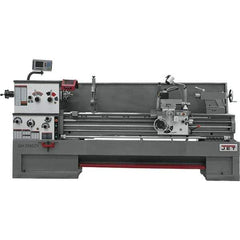 Jet - 22" Swing, 80" Between Centers, 230/460 Volt, Triple Phase Engine Lathe - 7MT Taper, 10 hp, 25 to 1,800 RPM, 3-1/8" Bore Diam, 40" Deep x 48-7/8" High x 136-1/8" Long - First Tool & Supply