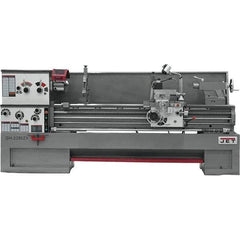 Jet - 22" Swing, 80" Between Centers, 230/460 Volt, Triple Phase Engine Lathe - 7MT Taper, 10 hp, 25 to 1,800 RPM, 3-1/8" Bore Diam, 40" Deep x 48-7/8" High x 136-1/8" Long - First Tool & Supply