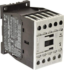 Eaton Cutler-Hammer - 3 Pole, 24 to 27 Coil VDC, 20 Amp, Nonreversible Open Enclosure IEC Contactor - 1 Phase hp: 0.5 at 115 V, 1 at 200 V, 1.5 at 230 V, 3 Phase hp: 3 at 200 V, 3 at 230 V, 5 at 460 V, 7.5 at 575 V, 9 Amp Inductive Load Rating Listed - First Tool & Supply