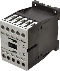 Eaton Cutler-Hammer - 3 Pole, 24 to 27 Coil VDC, 20 Amp, Nonreversible Open Enclosure IEC Contactor - 1 Phase hp: 1 at 115 V, 2 at 200 V, 2 at 230 V, 3 Phase hp: 10 at 460 V, 10 at 575 V, 3 at 200 V, 3 at 230 V, 12 Amp Inductive Load Rating Listed - First Tool & Supply