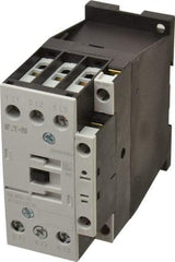 Eaton Cutler-Hammer - 3 Pole, 24 Coil VAC, 40 Amp, Nonreversible Open Enclosure IEC Contactor - 1 Phase hp: 3 at 115 V, 5 at 200 V, 5 at 230 V, 3 Phase hp: 10 at 200 V, 10 at 230 V, 20 at 460 V, 25 at 575 V, 32 Amp Inductive Load Rating Listed - First Tool & Supply