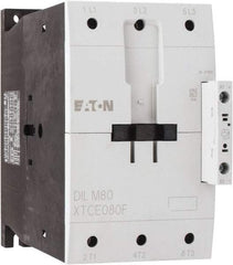 Eaton Cutler-Hammer - 3 Pole, 24 to 27 Coil VDC, 125 Amp, Nonreversible Open Enclosure IEC Contactor - 1 Phase hp: 15 at 200 V, 15 at 230 V, 7.5 at 115 V, 3 Phase hp: 25 at 200 V, 30 at 230 V, 60 at 460 V, 75 at 575 V, 80 Amp Inductive Load Rating Listed - First Tool & Supply