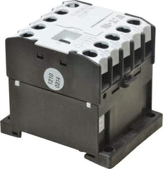 Eaton Cutler-Hammer - 3 Pole, 24 Coil VAC, Nonreversible Open Enclosure IEC Contactor - 1 Phase hp: 0.5 at 115 V, 1 at 200 V, 1.5 at 230 V, 3 Phase hp: 2 at 200 V, 3 at 230 V, 5 at 460 V, 5 at 575 V, 8.80 Amp Inductive Load Rating Listed - First Tool & Supply