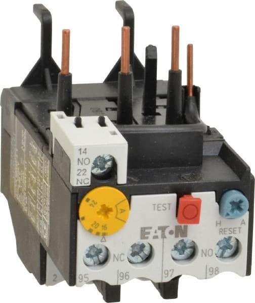 Eaton Cutler-Hammer - 16 to 24 Amp, 690 VAC, Thermal IEC Overload Relay - Trip Class 10, For Use with 18-32 A Contactors - First Tool & Supply