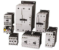 Eaton Cutler-Hammer - 3 Pole, 24 Coil VAC, 88 Amp, Nonreversible Open Enclosure IEC Contactor - 1 Phase hp: 10 at 200 V, 15 at 230 V, 5 at 115 V, 3 Phase hp: 20 at 200 V, 25 at 230 V, 50 at 460 V, 60 at 575 V, 65 Amp Inductive Load Rating Listed - First Tool & Supply