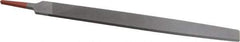 Simonds File - 12" Long, Second Cut, Flat American-Pattern File - Double Cut, Tang - First Tool & Supply