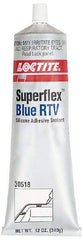 Loctite - 12 oz Tube Blue RTV Silicone Gasket Sealant - 500°F Max Operating Temp, 30 min Tack Free Dry Time, 24 hr Full Cure Time, Series 234 - First Tool & Supply