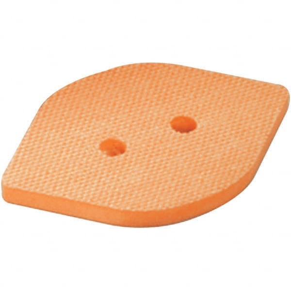 Dynabrade - 2-3/8" Wide, 3-3/4" Long, Tear Drop, Hook & Loop Face Conversion Backing Pad - First Tool & Supply