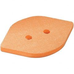 Dynabrade - 2-3/8" Wide, 3-3/4" Long, Tear Drop, Hook & Loop Face Conversion Backing Pad - First Tool & Supply