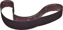 Norton - 2-1/2" Wide x 60" OAL, 60 Grit, Aluminum Oxide Abrasive Belt - Aluminum Oxide, Medium, Coated, X Weighted Cloth Backing, Series R228 - First Tool & Supply