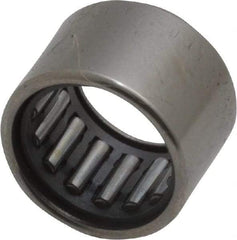 IKO - 0.394" Bore Diam, 990 Lb. Dynamic Capacity, 10 x 14 x 10mm, Caged, Open End, Shell Needle Roller Bearing - 0.551" Outside Diam, 0.394" Wide - First Tool & Supply