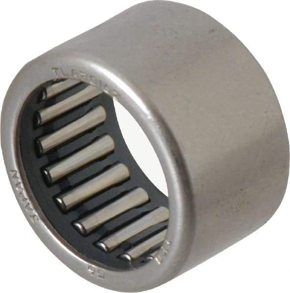 IKO - 0.787" Bore Diam, 2,850 Lb. Dynamic Capacity, 20 x 26 x 16mm, Caged, Open End, Shell Needle Roller Bearing - 1.024" Outside Diam, 0.63" Wide - First Tool & Supply