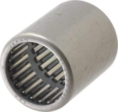 IKO - 0.984" Bore Diam, 7,600 Lb. Dynamic Capacity, 25 x 32 x 38mm, Caged, Open End, Shell Needle Roller Bearing - 1.26" Outside Diam, 1-1/2" Wide - First Tool & Supply