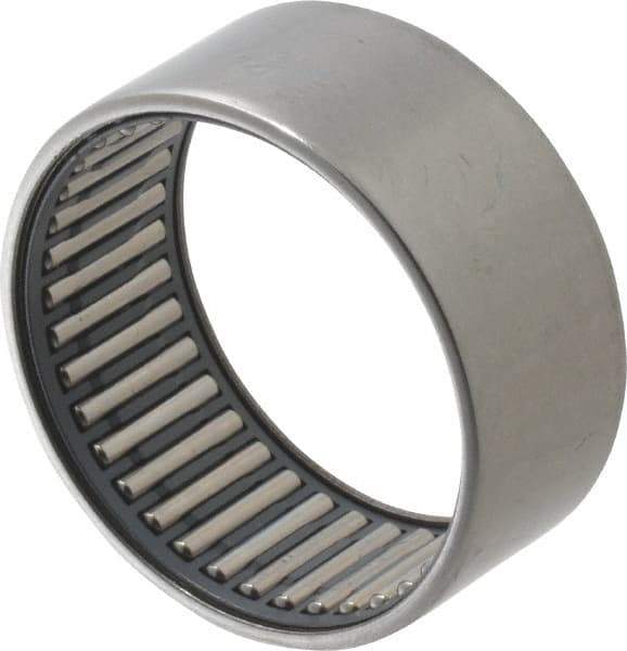 IKO - 1.969" Bore Diam, 8,700 Lb. Dynamic Capacity, 50 x 58 x 25mm, Caged, Open End, Shell Needle Roller Bearing - 2.283" Outside Diam, 0.984" Wide - First Tool & Supply