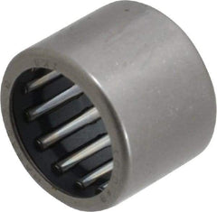 IKO - 5/8" Bore Diam, 2,330 Lb. Dynamic Capacity, 5/8 x 13/16 x 5/8", Caged, Open End, Shell Needle Roller Bearing - 13/16" Outside Diam, 5/8" Wide - First Tool & Supply