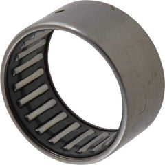 IKO - 1-1/4" Bore Diam, 4,750 Lb. Dynamic Capacity, 1-1/4 x 1-1/2 x 3/4", Caged, Open End, Shell Needle Roller Bearing - 1-1/2" Outside Diam, 3/4" Wide - First Tool & Supply