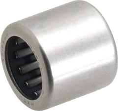 IKO - 9/16" Bore Diam, 3,250 Lb. Dynamic Capacity, 9/16 x 13/16 x 3/4", Caged, Shell Needle Roller Bearing - Heavy Section, 13/16" Outside Diam, 3/4" Wide - First Tool & Supply