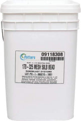 Made in USA - Fine Grade Smooth Glass Bead - 170 to 325 Grit, 50 Lb Pail - First Tool & Supply