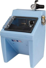 Made in USA - 220V Left Hand Sandblaster - Pressure Feed, 25" CFM at 100 PSI - First Tool & Supply