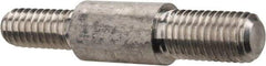 Schaefer Brush - 1-1/2" Long, 12-24 Male, Aluminum Adapter - 1/4" Diam, 1/4-28 Male, For Use with Steel Rods - First Tool & Supply