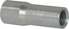 Schaefer Brush - 2" Long, 3/8" NPT Female, Galvanized Steel Adapter - 1" Diam, 1/4" NPT Female, For Use with Tube Brushes & Scrapers - First Tool & Supply