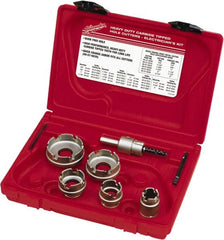 Milwaukee Tool - 7 Piece, 7/8" to 2" Saw Diam, Hole Saw Kit - First Tool & Supply