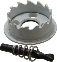 Lenox - 1-1/2" Diam, 1/2" Cutting Depth, Hole Saw - Carbide-Tipped Saw, Toothed Edge - First Tool & Supply