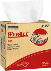 WypAll - X70 Dry Shop Towel/Industrial Wipes - Pop-Up, 16-3/4" x 9" Sheet Size, White - First Tool & Supply