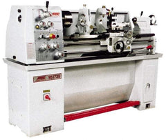 Vectrax - 13" Swing, 40" Between Centers, 220 Volt, Single Phase Engine Lathe - 3MT Taper, 3 hp, 105 to 2,000 RPM, 1-3/8" Bore Diam, 762mm Deep x 1,473 & 1,623mm (CE) High x 1,930.4mm Long - First Tool & Supply