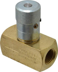 Parker - 15 GPM 1/2 Inlet Brass Hydraulic Control Valve - 1/2-14 Thread - First Tool & Supply