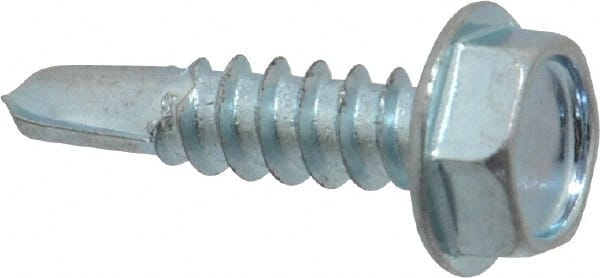 Value Collection - #10, Hex Washer Head, Hex Drive, 3/4" Length Under Head, #3 Point, Self Drilling Screw - First Tool & Supply