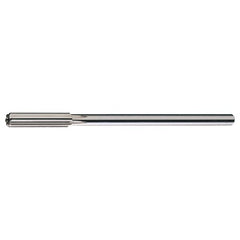 4.75mm STR / RHC HSS Straight Shank Straight Flute Reamer - Bright - Exact Industrial Supply