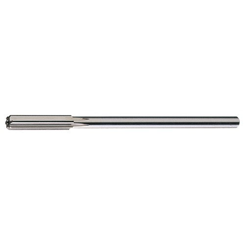 5/32 STR / RHC HSS Straight Shank Straight Flute Reamer - Bright - Exact Industrial Supply