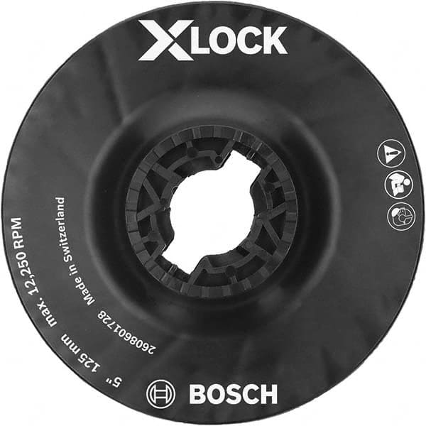 Bosch - Disc Backing Pads Backing Pad Type: Disc Backing Pad Pad Diameter (Inch): 5 - First Tool & Supply