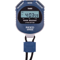 REED Instruments - Stopwatches; Type: Stopwatch/ Timer/ Clock ; Type: Stopwatch/ Timer/ Clock ; Color: Blue ; Battery Type: CR2032 ; Functions: Time, Minutes, Seconds, Month, Day, Date, Daily Alarm, ; Display Type: LCD - Exact Industrial Supply