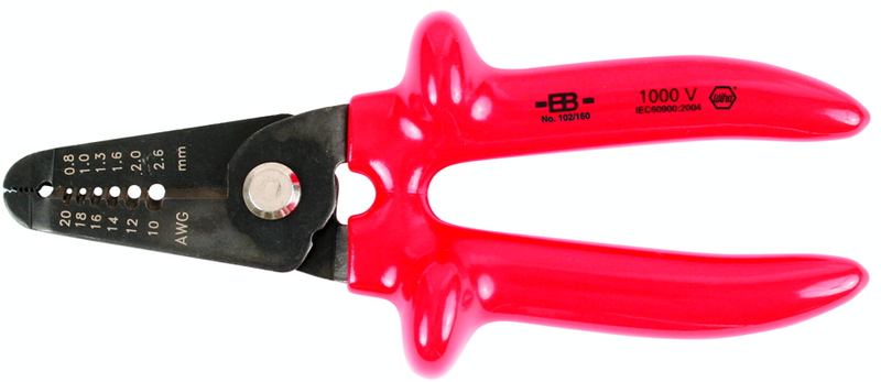 INSULATED STRIPPING PLIERS 10-20 AWG - First Tool & Supply