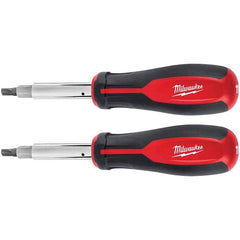 Milwaukee Tool - Bit Screwdrivers Type: 11-in-1 Screwdriver Tip Type: Nut Driver; Philips; Slotted - First Tool & Supply