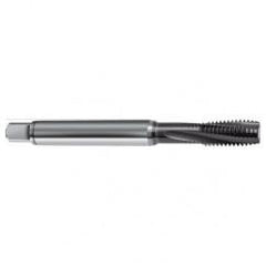 M10x1.25 4HX 3-Flute Cobalt Semi-Bottoming 10 degree Spiral Flute Tap-TiAlN - First Tool & Supply