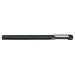 #3 STR / RHC HSS Straight Shank Straight Flute Taper Pin Reamer - Bright - Exact Industrial Supply