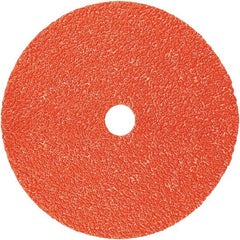 3M - 5" Diam, 7/8" Hole, 120+ Grit Ceramic Fiber Disc - First Tool & Supply