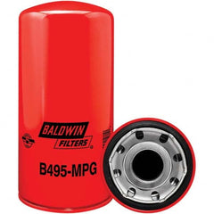 Baldwin Filters - 1-5/8 Thread 9-15/16" OAL x 4-21/32" OD Automotive Oil Filter - First Tool & Supply