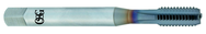 M10 x 1.25 Dia. - D6 - 4 FL - VC10 - TiCN - Bottoming Straight Flute Tap - First Tool & Supply
